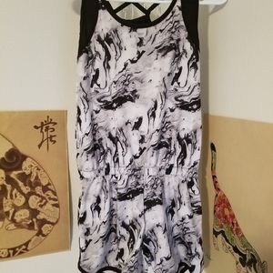 Marbled Athletic Romper